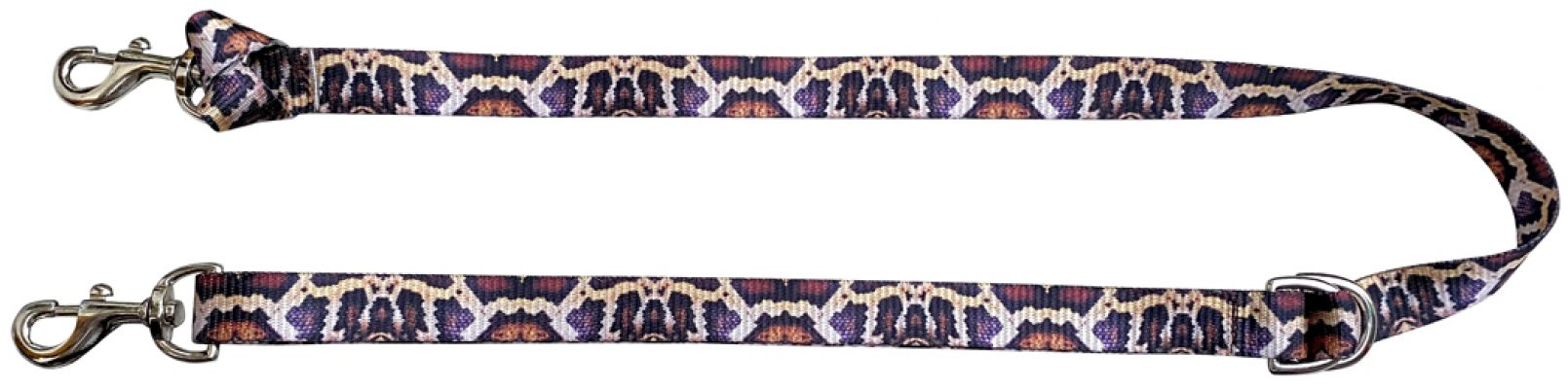 Showman Python printed Premium nylon easy adjust tie down strap