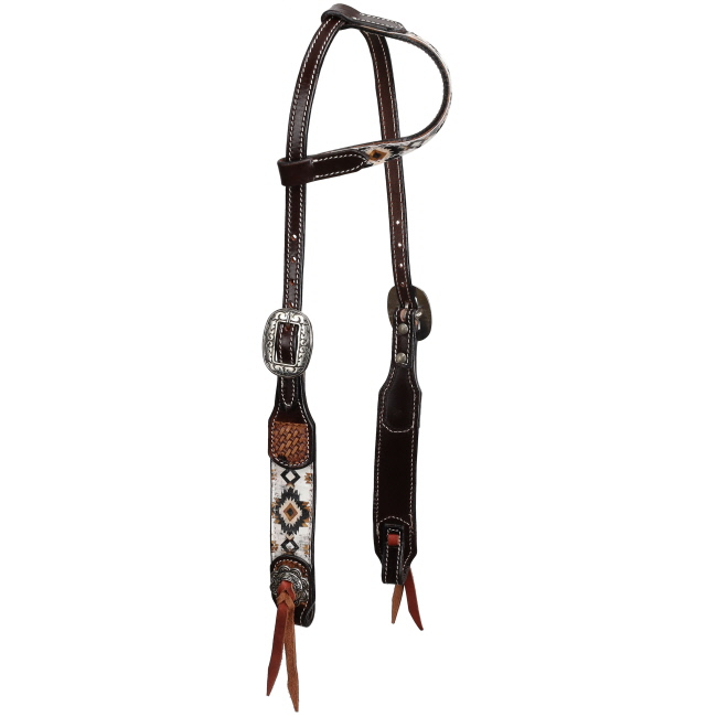 Showman Aztec Sunstone One Ear Headstall and Breastcollar Set #2