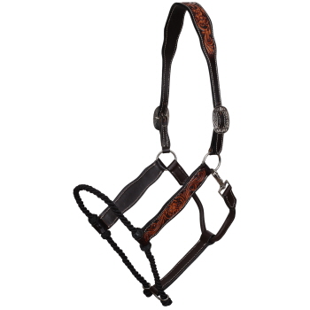 Showman Poppy Hybrid Leather Halter