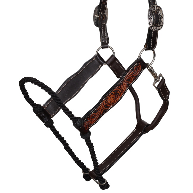 Showman Poppy Hybrid Leather Halter #2