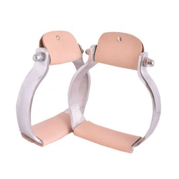 Showman Aluminum Flat Bottom Oxbox Stirrup
