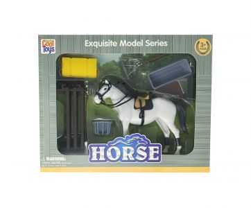 Plastic Toy Horse with Various Barn Accessories #3