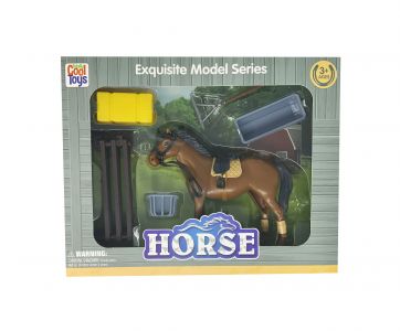 Plastic Toy Horse with Various Barn Accessories #2