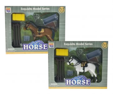 Plastic Toy Horse with Various Barn Accessories