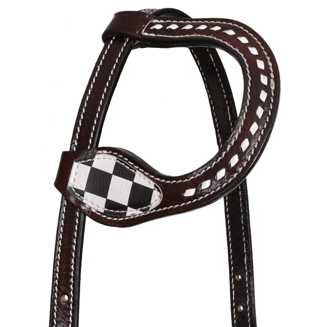 Showman Fast Lane Floral One Ear Headstall #2