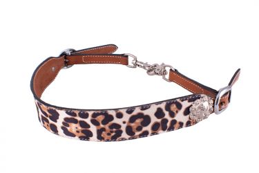 Showman Leopard design wither strap