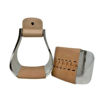 Showman Wide Aluminum Bell Stirrups