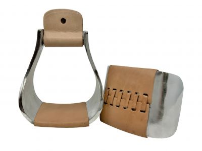 Showman Wide Aluminum Bell Stirrups