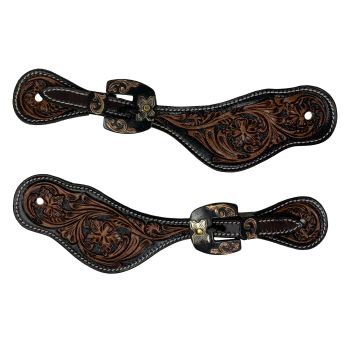 Showman Prairie Rose Mens Spur Strap