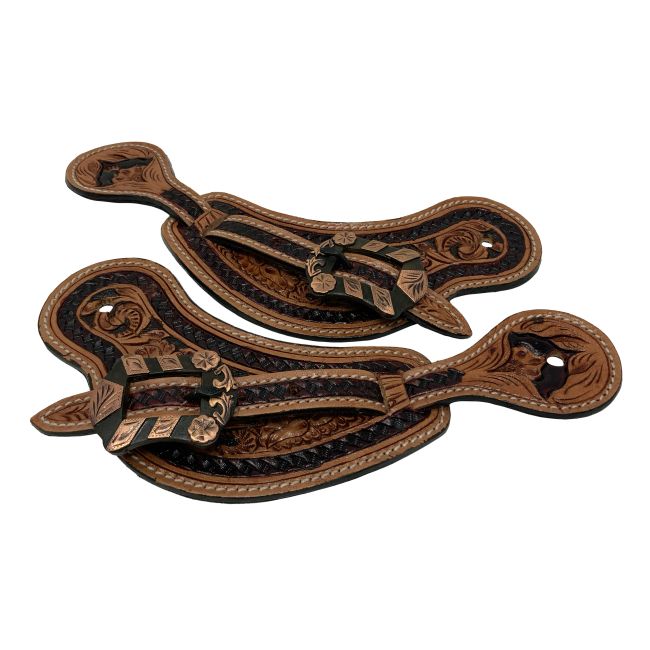 Showman Classic Cowboy Mens Spur Strap #2