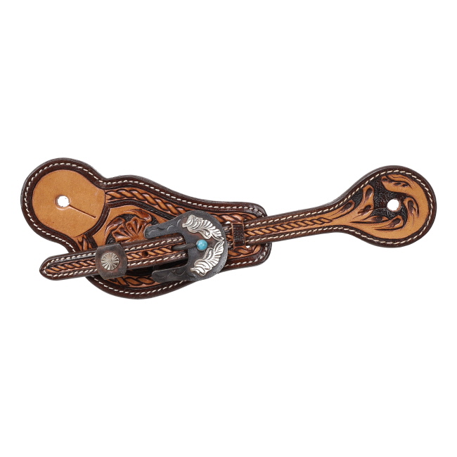 Showman Ladie's Trailblazer Twist Spur Strap #2