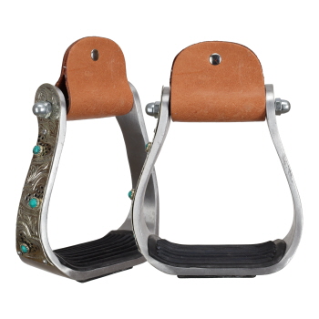 Showman Heartland Cowgirl Aluminum Stirrups