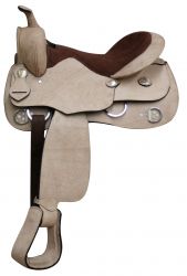 16" Economy Rough Out Leather Training Saddle