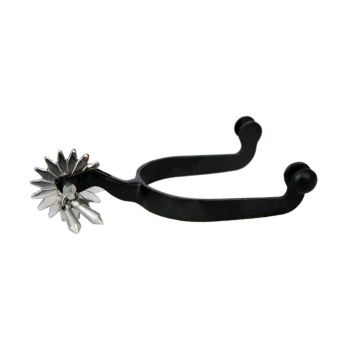 Showman Men's Blued Steel Jingle Bob Spurs
