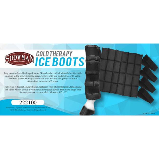 Showman 16" x 17" Cold Therapy Ice Boot - Single Boot #2