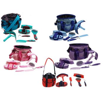 Showman 6-Piece Soft Grip Grooming Kit