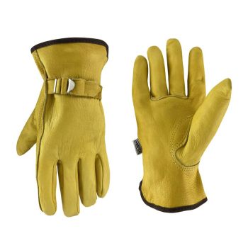 Master Rancher Grain Cowhide Leather Riding Gloves