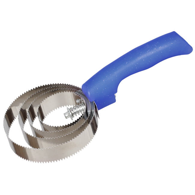 Showman metal spring curry comb with glitter handle #3