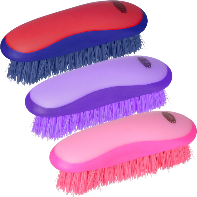 Showman soft grip dandy grooming brush