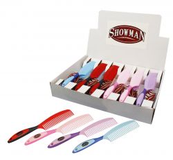 Showman soft touch handle mane and tail comb