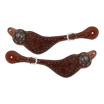 Showman Men's Dogwood Faith Spur Strap