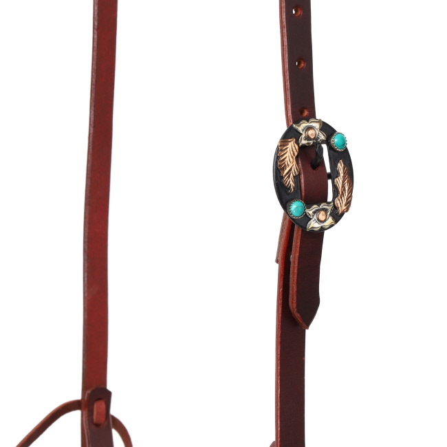 Showman Western Grace One Ear Headstall #3
