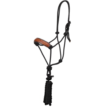 Showman Desert Ivy Cowboy Knot Halter with Lead