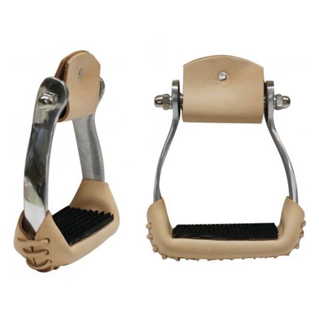 Showman Aluminum Sure-Grip Stirrups