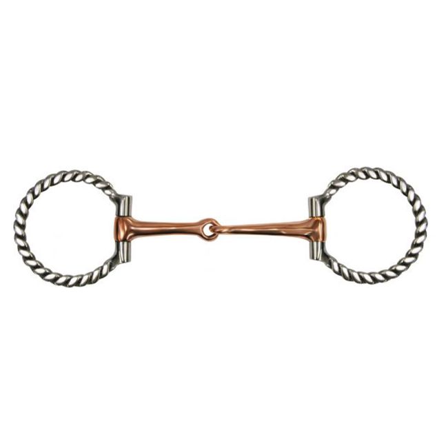 Shiloh Stables and Tack: Showman ® stainless steel show bit with flat ...