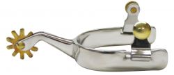 Showman Stainless steel spur with 0.75" band and 2.5" shank