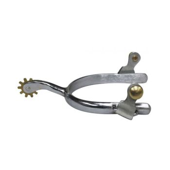 Showman Ladies' Size Chrome Plated Spur