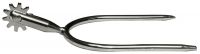 Showman Slip on style chrome plated spur with 1.75" shank