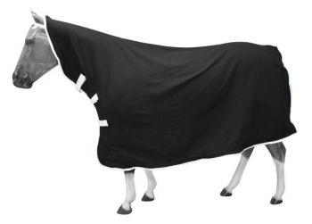 Showman Contoured polar fleece horse cooler with velcro front #2