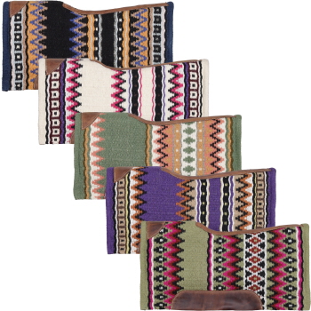 Showman 34" x 36" Contoured Saddle Pad with Memory Felt Bottom - Southwest