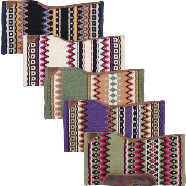 Showman 34" x 36" Contoured Saddle Pad with Memory Felt Bottom - Southwest