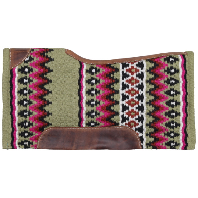 Showman 34" x 36" Contoured Saddle Pad with Memory Felt Bottom - Southwest #6