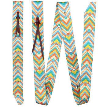 Showman Southwest Breeze Nylon Tie Strap & Off Billet Set