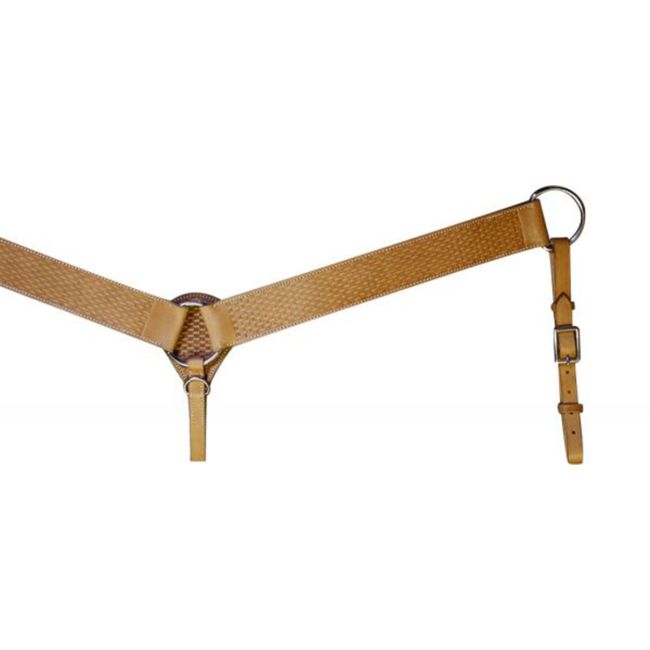 Showman Basket Tooled Traditional Breastcollar #4
