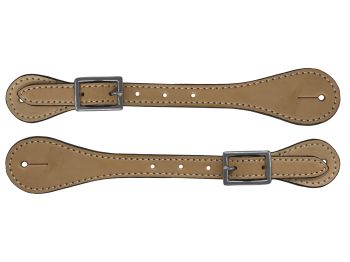 Adult size spur straps with nickel plated buckle. Adjust 8" to 10". Sold in pairs #6