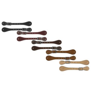 Adult Size Spur Straps with Nickel Plated Buckle