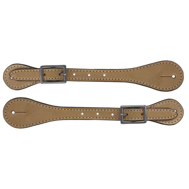 Adult Size Spur Straps with Nickel Plated Buckle #5