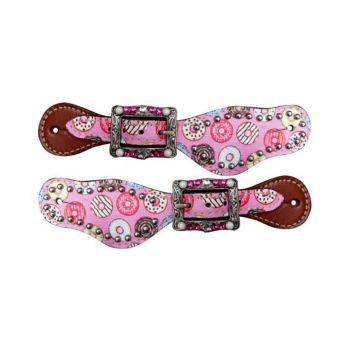 Showman Youth Donut Spur Straps