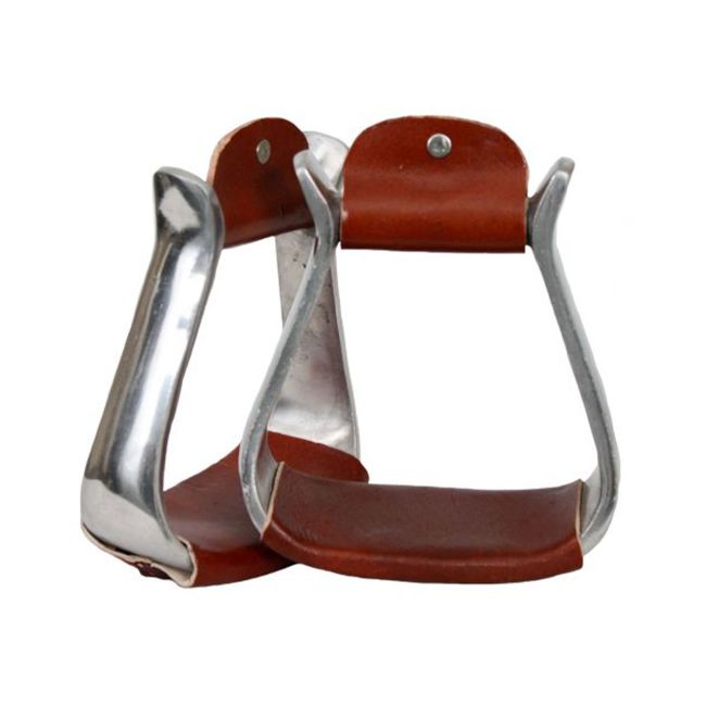 Showman Aluminum Western Stirrups