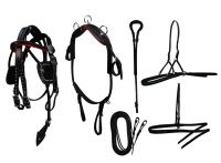 Mini Horse / Small Pony Size Leather Show Harness Set