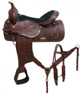 16" Economy style pleasure saddle set