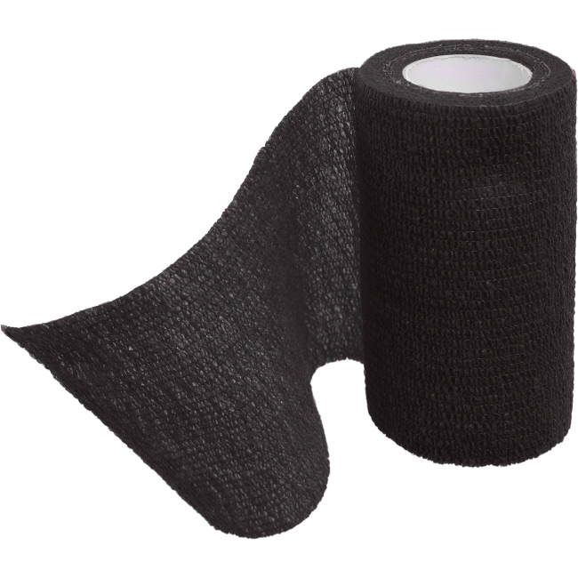 4" Cohesive Bandage - Black