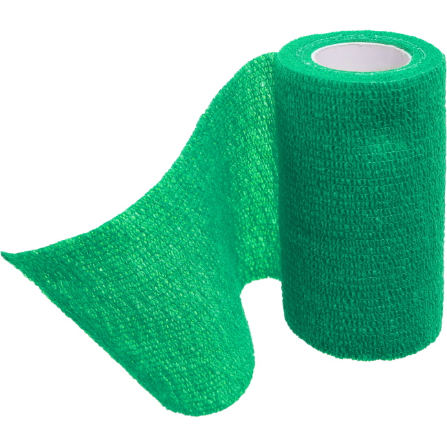 4" Cohesive Bandage - Green
