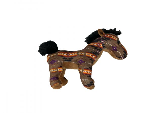Aztec Print Stuffed 8" Horse #4