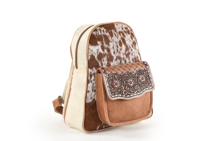 Klassy Cowgirl 13" x 16" Leather Backpack