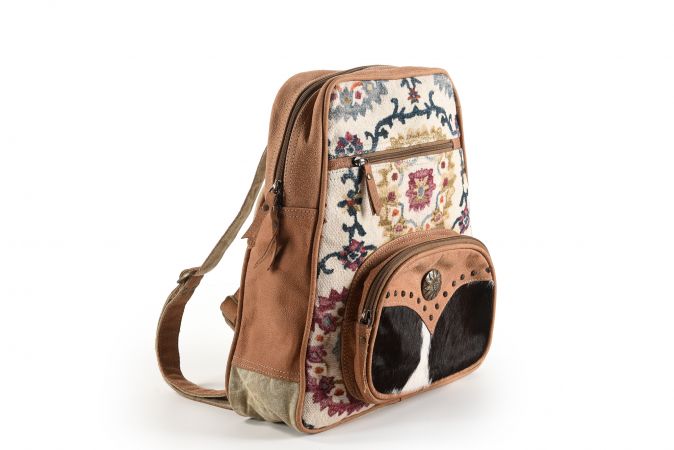 Klassy Cowgirl 14" x 14" Canvas Backpack